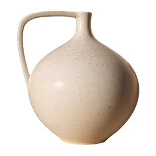 Vaso Cerâmica Branca