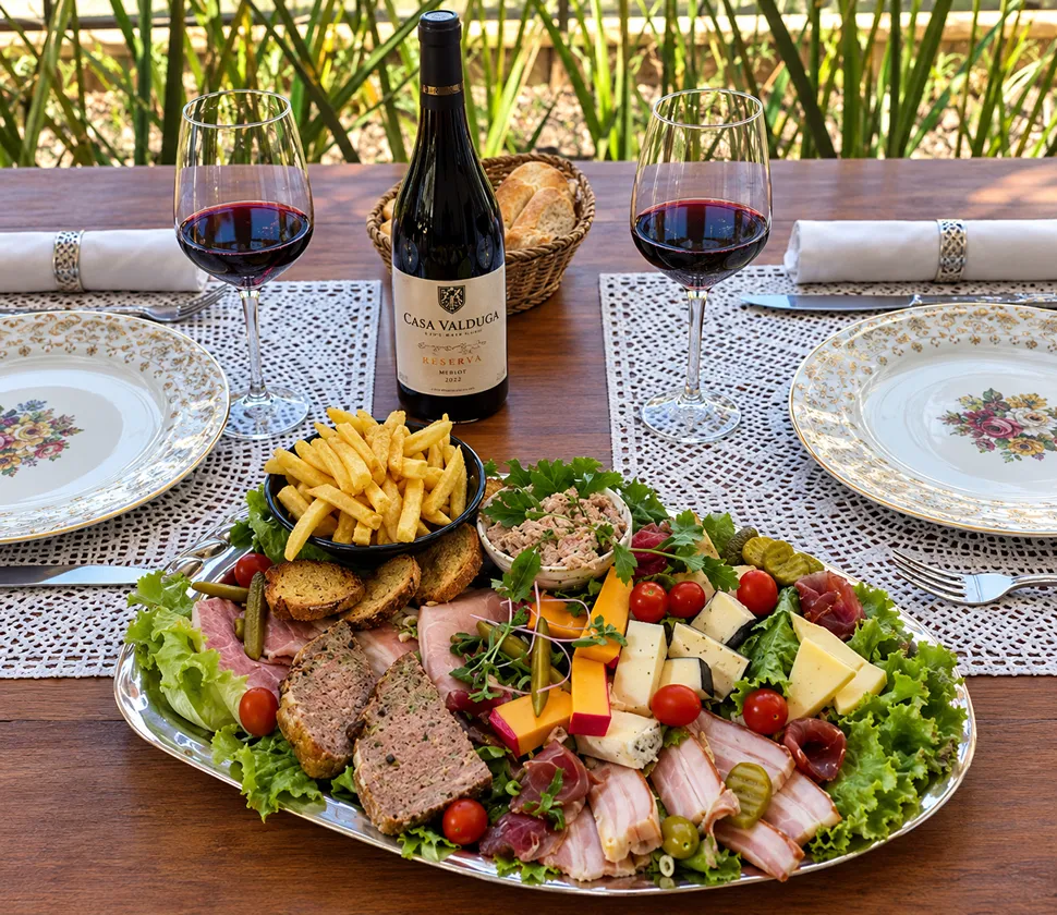 Jantar no ambiente do France Bistrot