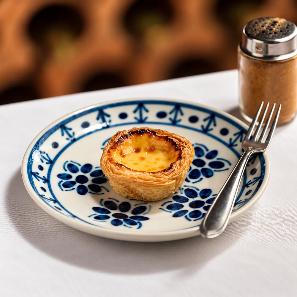 Sobremesas portuguesas com pastel de nata e doces de ovos