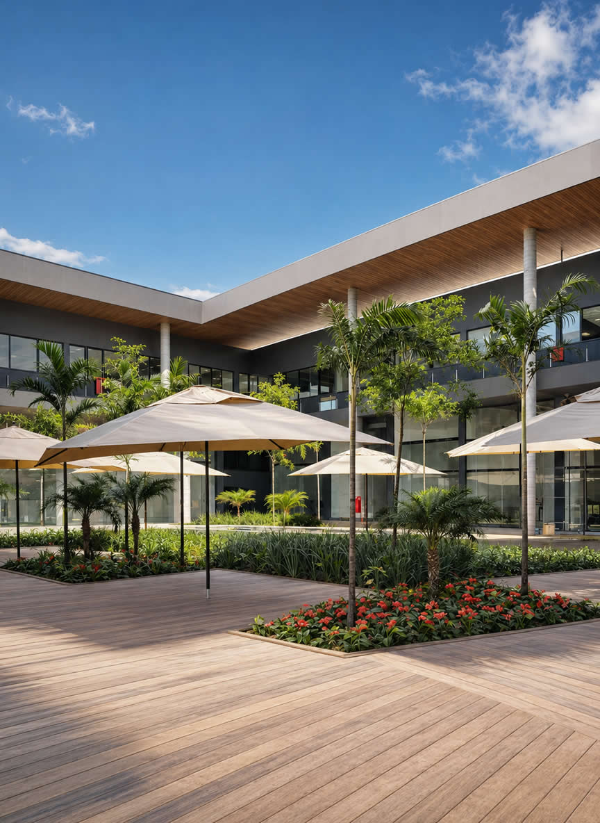 Estrutura do Tree Park Mall