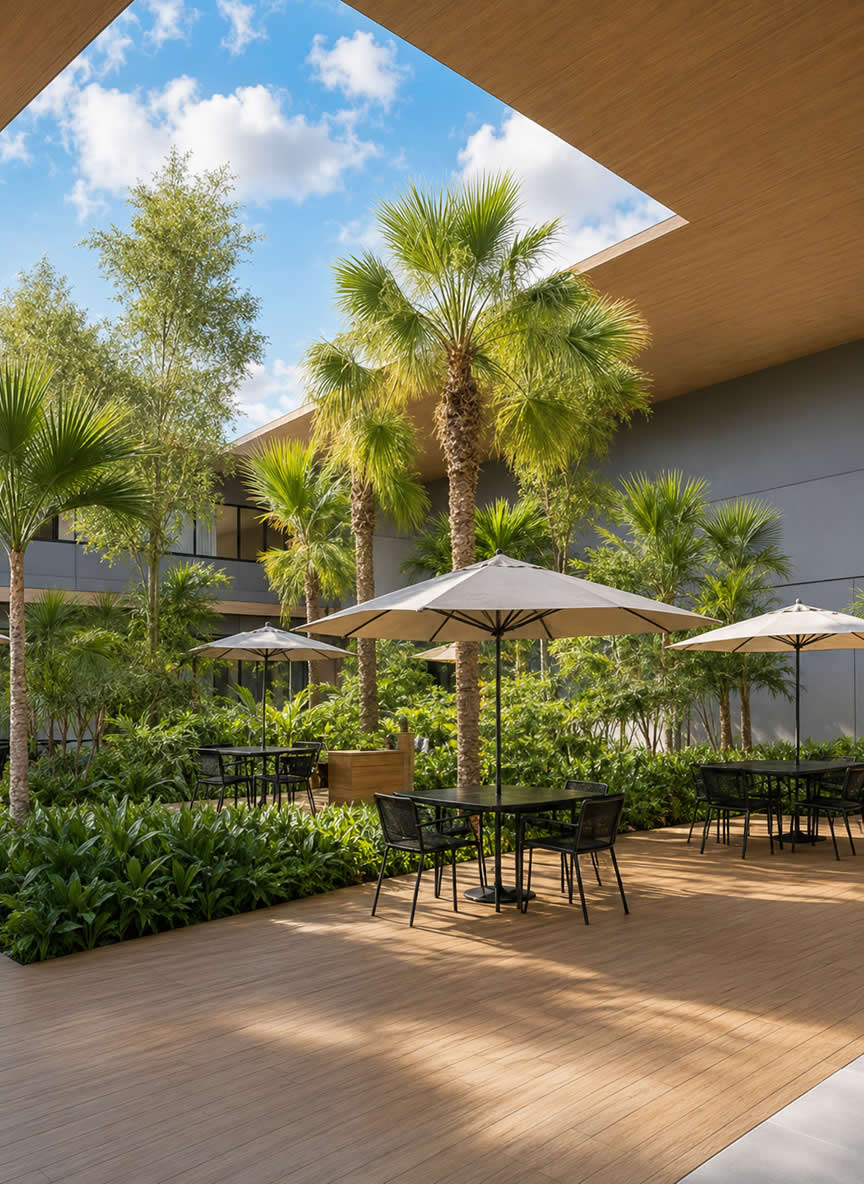 Estrutura do Tree Park Mall