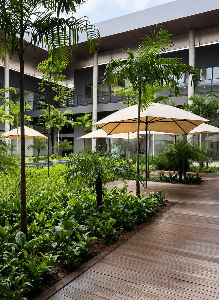 Estrutura do Tree Park Mall